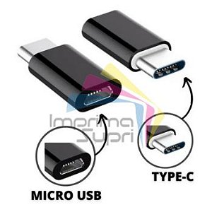 Adaptador OTG Micro USB x USB-C