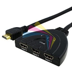 Switch HDMI 3 Entradas e 1 Saída - Lotus