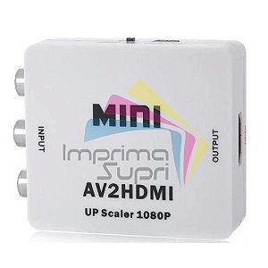 Mini Conversor de Video AV2 x HDMI