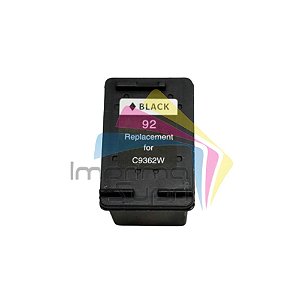 Cartucho HP Compatível (novo) 92 - Black - 18 ml
