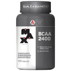 Bcaa 2400 100 Caps - Max TitaniumL-Leucina, L-Isoleucina e L-Valina