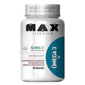 Omega 3 90 Caps - Max Titanium Livre de metais pesados