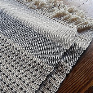 Trilho de Mesa em Tear Manual