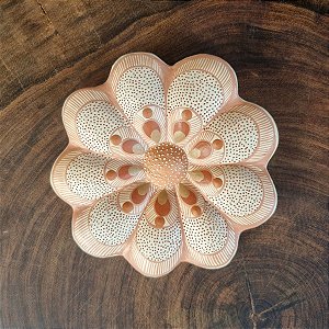 Flor de Parede Adorno em Cerâmica - M