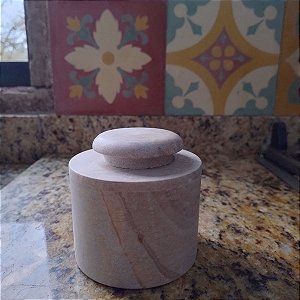 Manteigueira Francesa Em Pedra Sabão