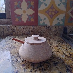 Açucareiro em Pedra Sabão - Saleiro ou Porta Condimentos