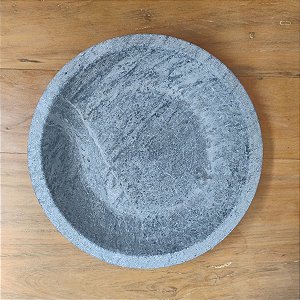 Prato Fundo Saladeira Em Pedra Sabão - M