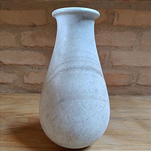 Vaso Decorativo Em Pedra Sabão (24,5 x 13 cm)