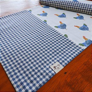 Jogo Americano em Patchwork Moderno Kit com 02 peças