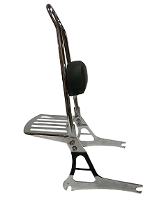 Sissy bar Easy Rider destacável  Dyna até 2017 com bagageiro