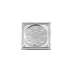 GRELHA INOX QUADRADA 10CM C/ FECHO