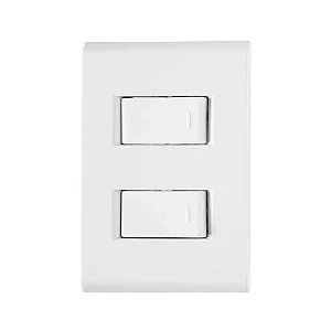 CONJUNTO 2 INTERRUPTORES SIMPLES 4X2 BR RENOVA