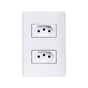 CONJUNTO 2 TOMADAS 2P+T 20A-250V 4X2 BR RENOVA