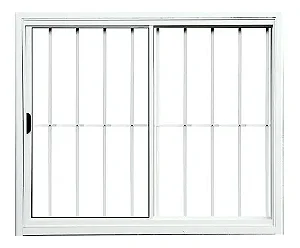 JANELA CORRER ALUM C/ GRADE 1,20M VITRAUX