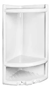 PORTA SHAMPOO CANTONEIRA BRANCO