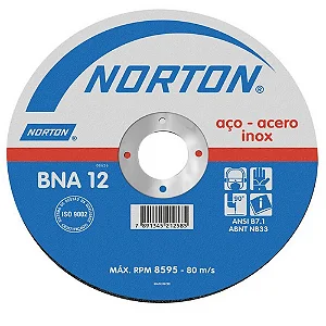 DISCO CORTE FERRO 7X1/16X7/8 1,6MM - NORTON