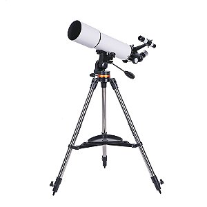 Telescópio astronômico Refrator Distância focal 500mm E Objetiva 80mm com case bolsa Tssaper TLES85