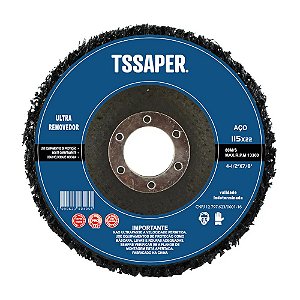 Disco De Limpeza Flap Polidor Removedor tinta 115mm Tssaper Modelo: TDFPR115