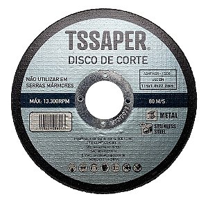 Pacote com 75pcs Disco de corte tamanho 115mm para esmerilhadeira