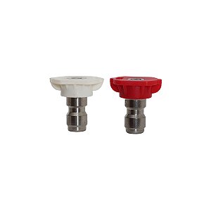 Kit com 2 bicos para Lavadora de Alta pressão Engate Rápido 40° e 0° Tssaper