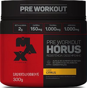 Hórus Pré-Workout (300g) Max Titanium