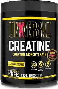 Creatina Universal Original PURA (200g+200g Selo CRN) Pague 1 Leve 2!