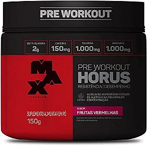 Hórus Pré-Workout (150g) Max Titanium