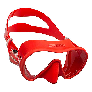 Máscara de Mergulho Cressi Z1 - Vermelho