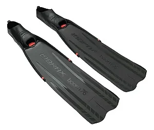 Nadadeira Completa Labrax Boom 76cm Para Pesca Sub (PRETO e VERDE)