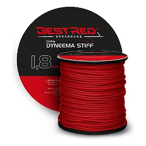Dyneema Best Red Stiff 1.8mm 24 Tramas Pesca Sub ( 10 metros)