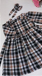 Vestido Flanela Xadrez