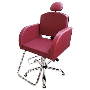 Cadeira Cabelereiro Reclinável Hidráulica Barbeiro Estética