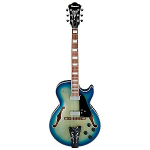Guitarra George Benson Signature Ibanez GB10 Jet Blue Burst