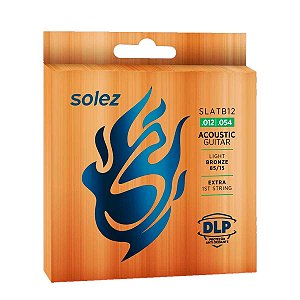 Encordoamento Solez Violão Aço 012 Bronze SLATB12