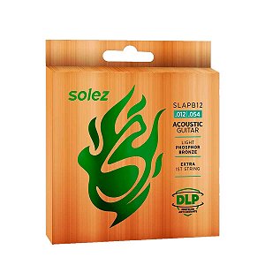 Encordoamento Solez Violão Aço 012 Bronze SLAPB12