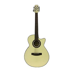 Violão Eletroacustico Condor Cutaway Branco Vintage