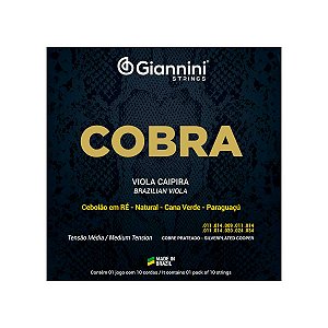 Encordoamento Viola Giannini Cobra GESVM Tensão Média