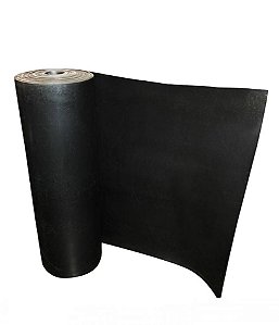 Lençol / Piso Borracha Liso c/Tela Elite 4,8mm 1 m x 5 m