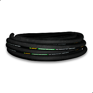 Mangueira Hidráulica R1 At 1 Trama Aço 2 pol Menco - 5 Mts