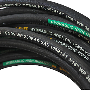 Mangueira Hidráulica R1 At 1 Trama Aço 3/16" pol Menco - 90 Mts