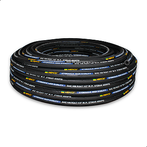 Mangueira Hidráulica R2 At 2 Trama Aço 1/2 Menco - 65 Mts