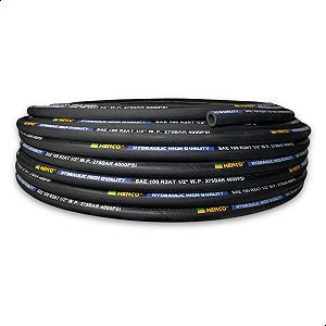 Mangueira Hidráulica R2 At 2 Trama Aço 1/2 Menco - 80 Mts