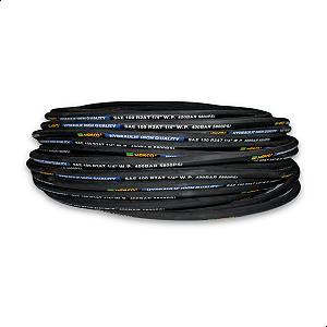 Mangueira Hidráulica R2 At 2 Trama Aço 1/4 Menco - 90 Mts