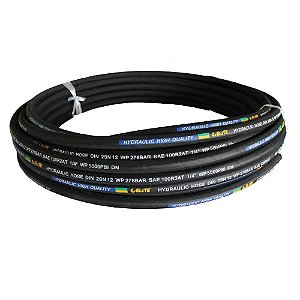Mangueira Hidráulica R2 At 2 Trama Aço 1/4 Elite - 90 Mts