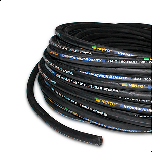 Mangueira Hidráulica R2 At 2 Trama Aço 3/8 Menco - 85 Mts