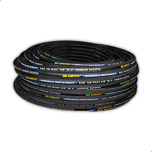 Mangueira Hidráulica R2 At 2 Trama Aço 5/8 Menco - 65 Mts