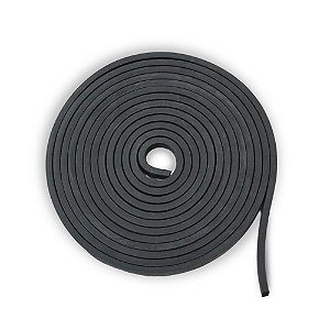 Perfil de Borracha Esponjoso Vedação Macio 20mmx5mm - 20m