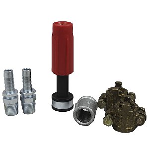 Kit Conexões para Mangueira Lava Auto com Esguicho 2,2mm