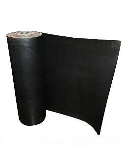 Lençol / Piso Borracha Liso c/Tela Elite 8mm 1 m x 10 m