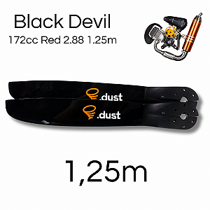 Black  Devil 172cc 1,25 -  Hélice em fibra de carbono Paramotor